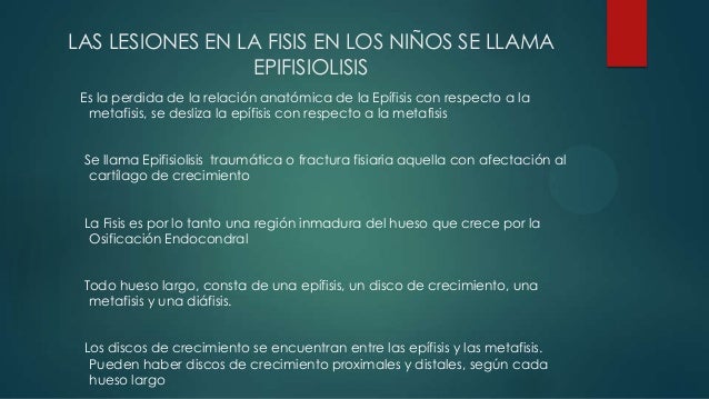epifisiolisis en nios